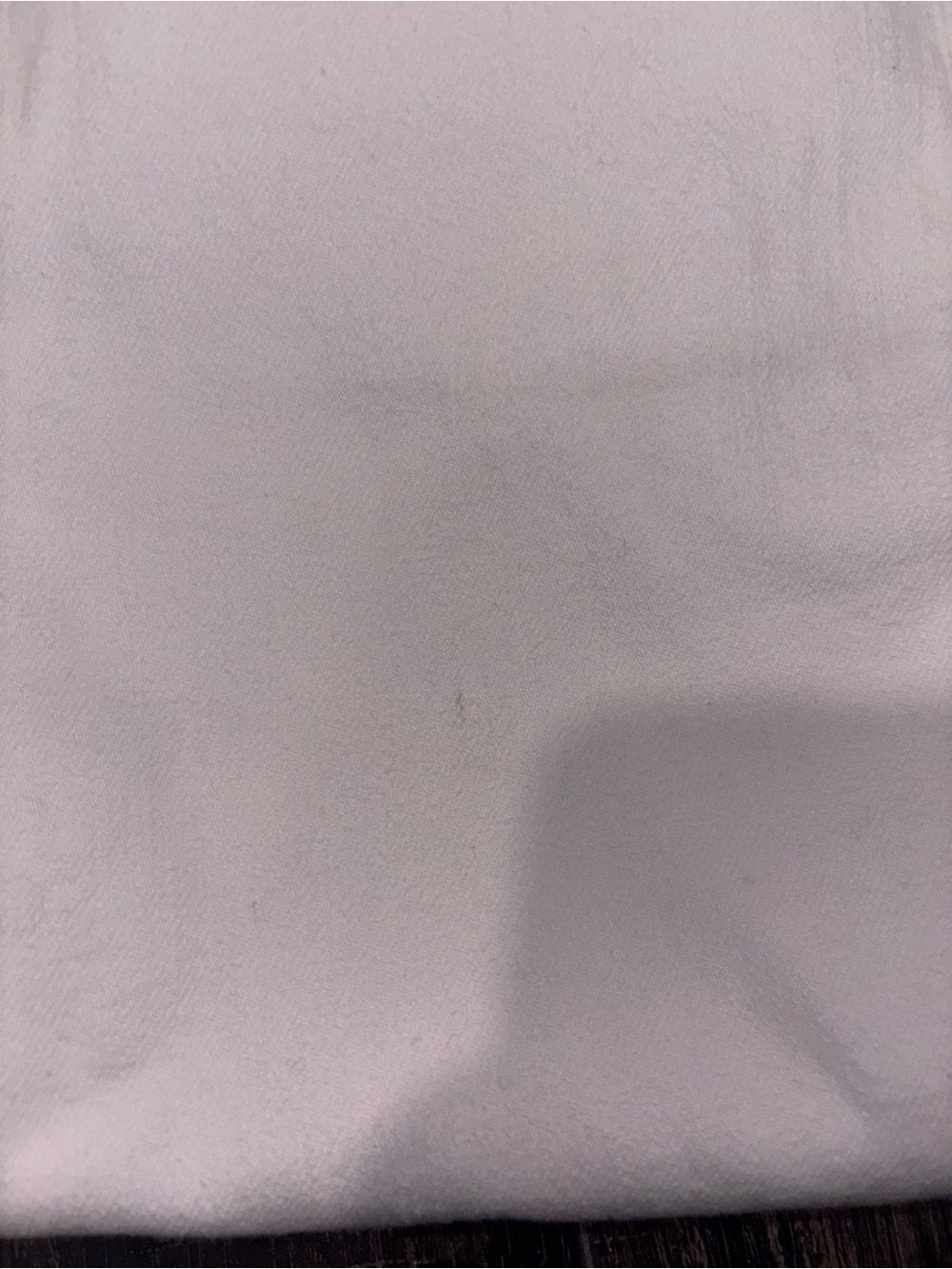 MOTHER The Hustler White Straight-Leg Frayed Hem Pants - Picture 7 of 8